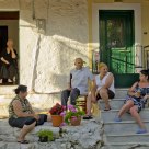  Family in front of the house